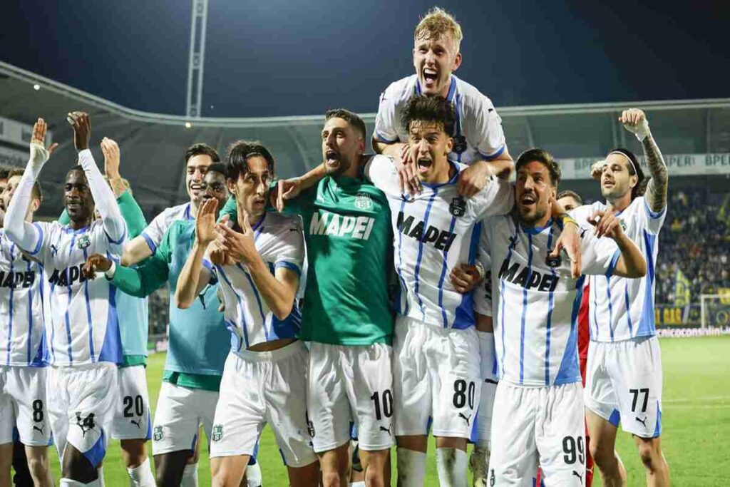 Sassuolo festeggia la promozione in serie B: un venerdì da ricordare