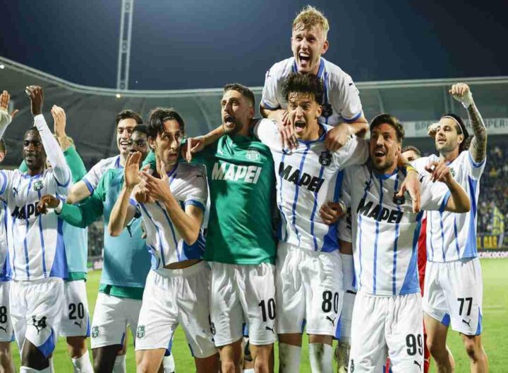 Sassuolo festeggia la promozione in serie B: un venerdì da ricordare