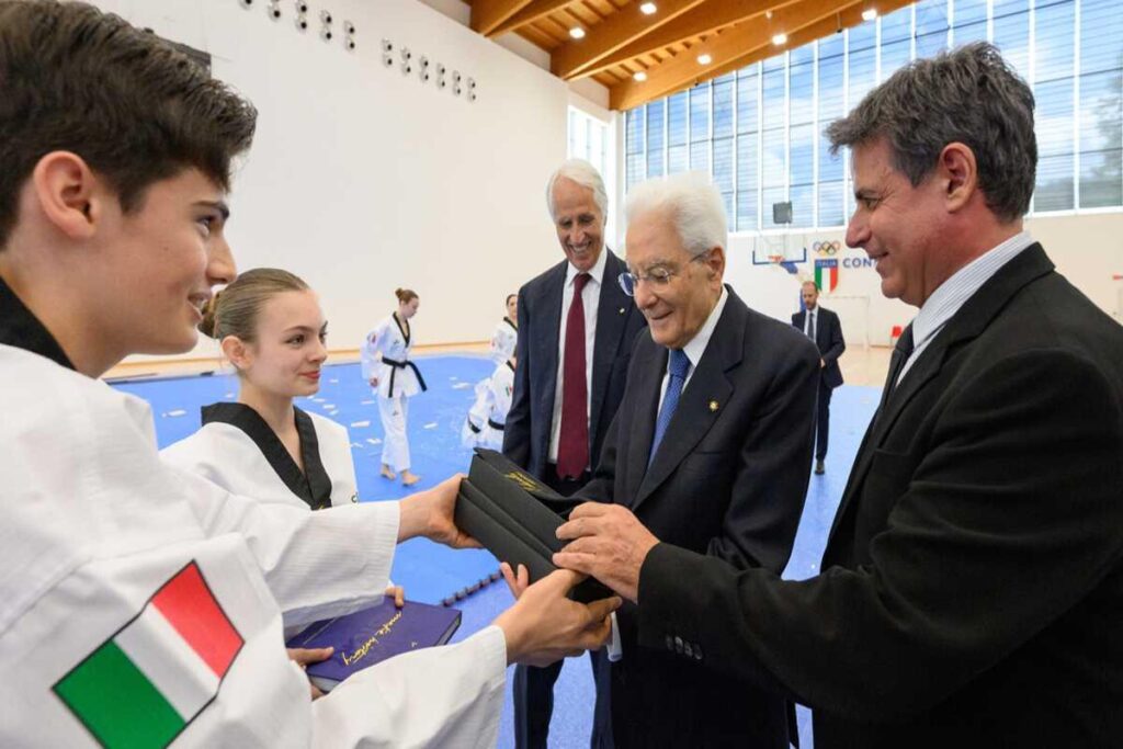 Taekwondo: un incontro indimenticabile con Mattarella