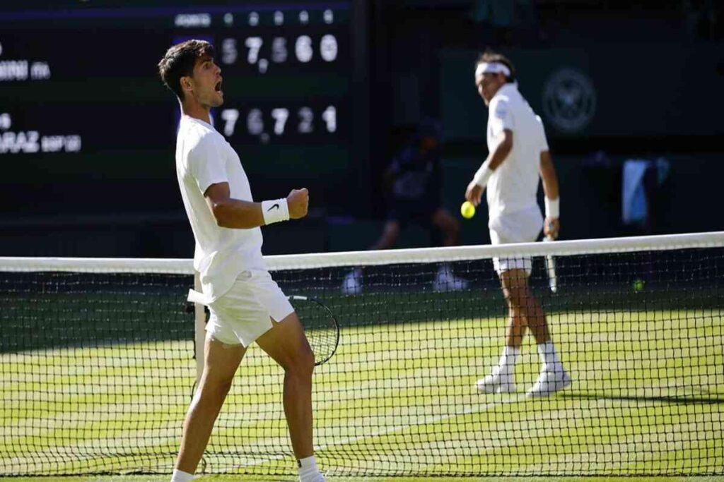 Alcaraz rende omaggio a Fognini: il significato del suo ultimo Wimbledon