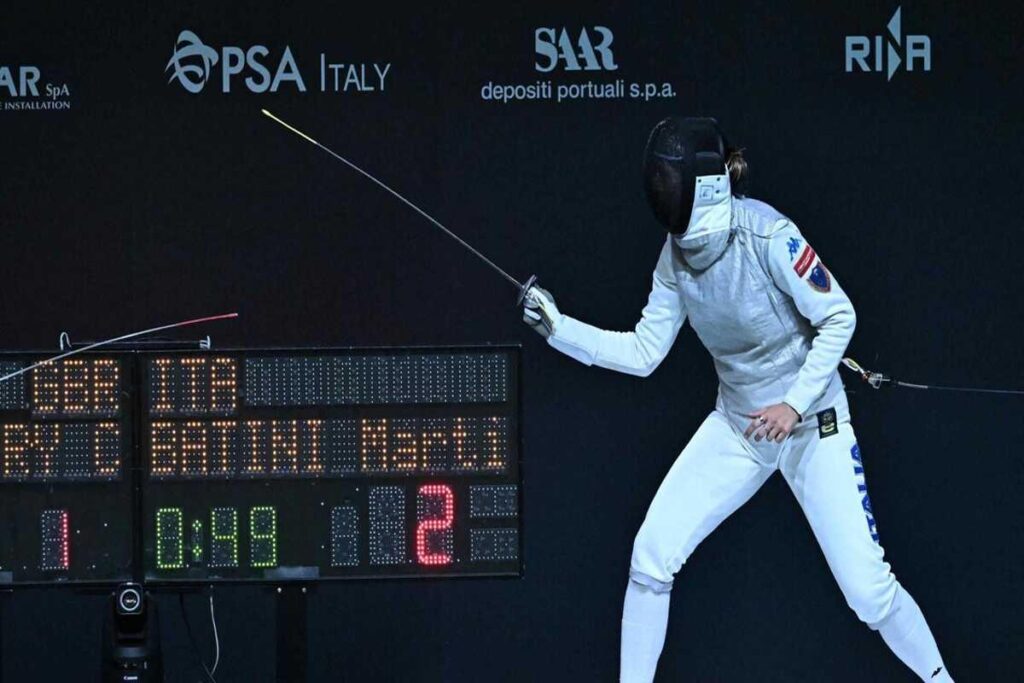 Batini conquista il bronzo nel fioretto: la prima medaglia per l'Italia agli Europei di scherma
