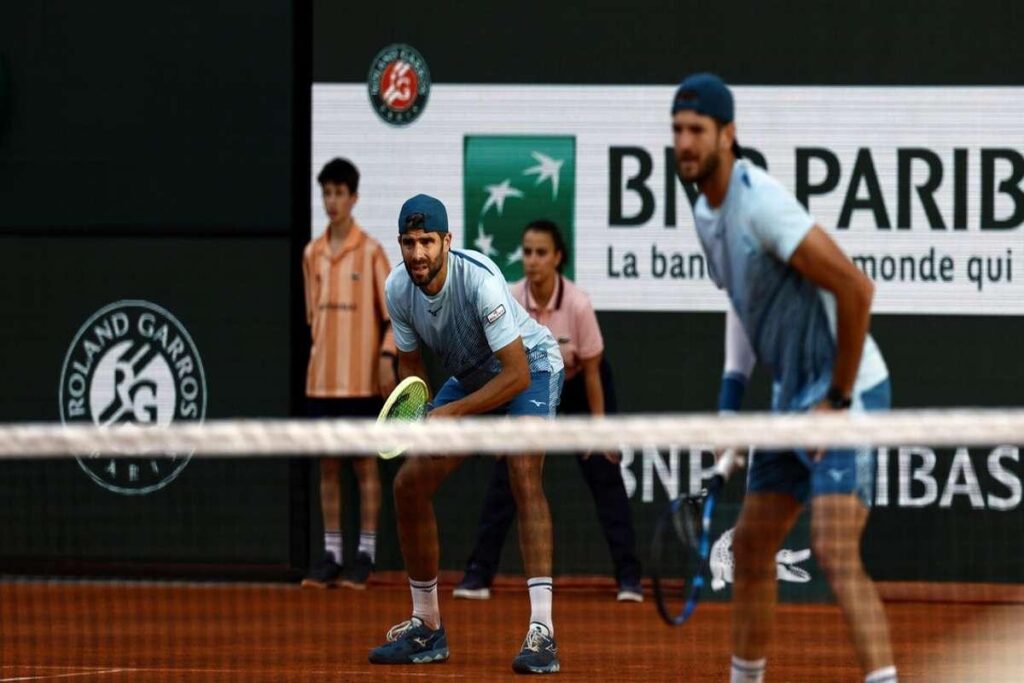 Bolelli e Vavassori eliminati agli ottavi del doppio al Roland Garros