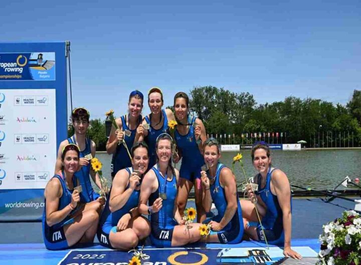 Cinque medaglie d'oro per l'Italia ai Campionati Europei di canottaggio a Plovdiv