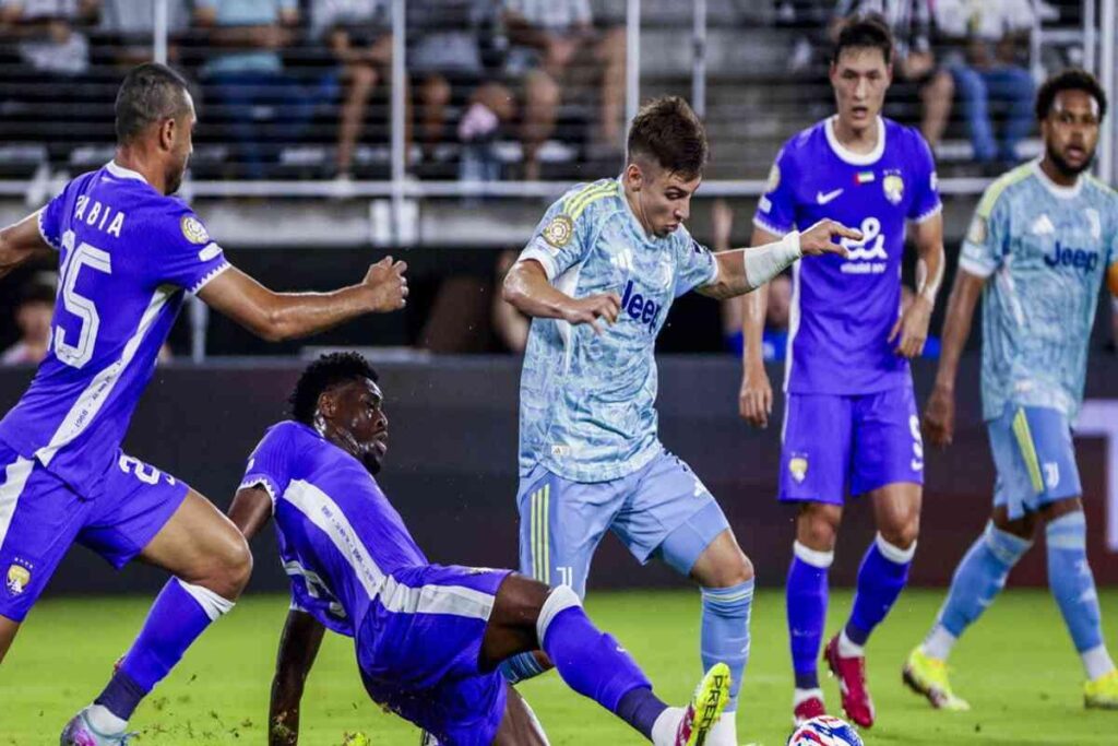 Juventus trionfa 5-0 su Al Ain con doppiette di Muani e Conceicao