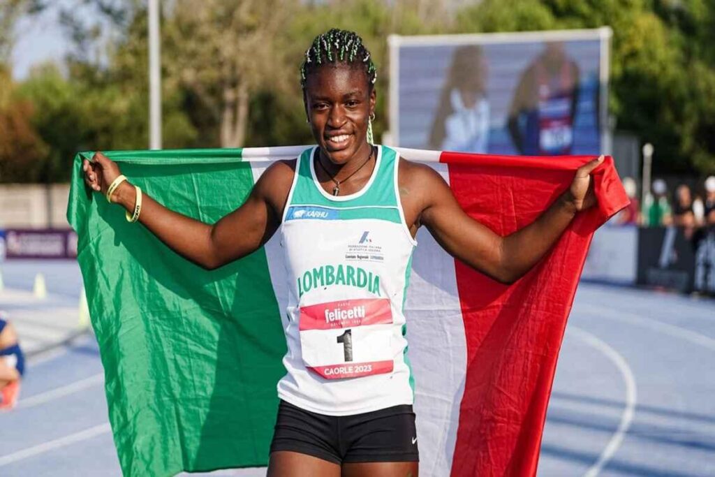 Kelly Doualla fa storia con un incredibile 1136 nei 100 metri