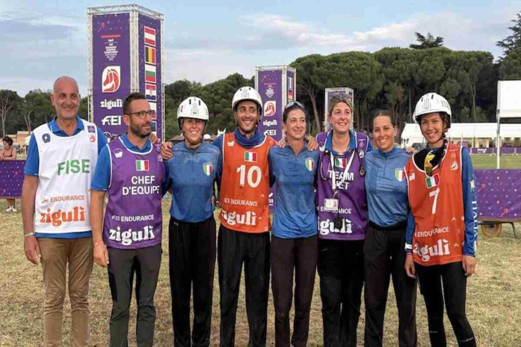 L'Italia conquista l'argento a squadre agli Europei di endurance equestri