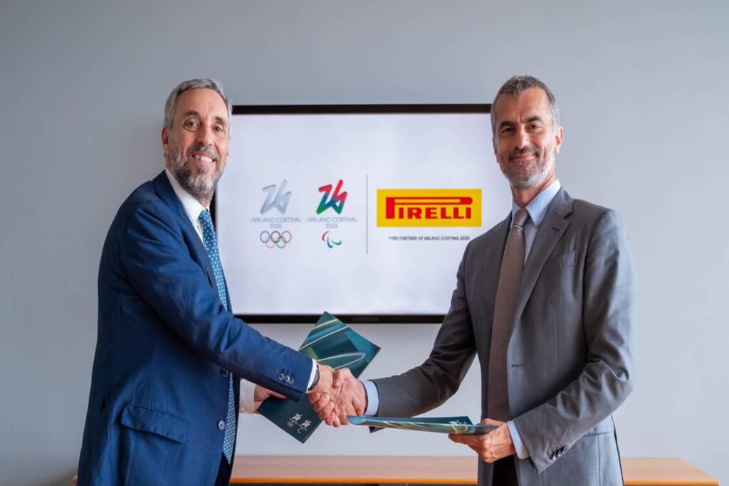 Le auto dei Giochi di Milano Cortina correranno su gomme Pirelli