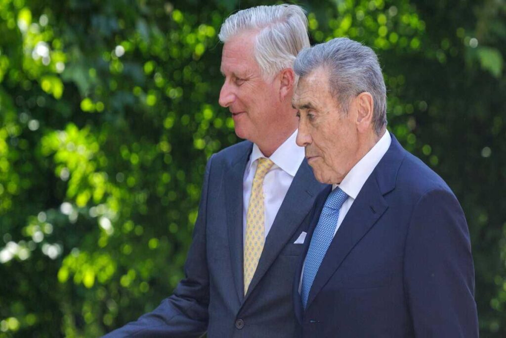 Merckx festeggia 80 anni con un incontro speciale con Re Filippo