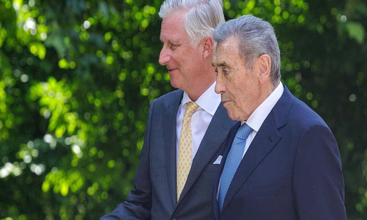 Merckx festeggia 80 anni con un incontro speciale con Re Filippo
