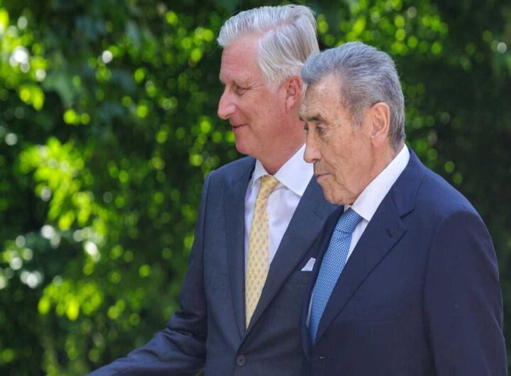 Merckx festeggia 80 anni con un incontro speciale con Re Filippo