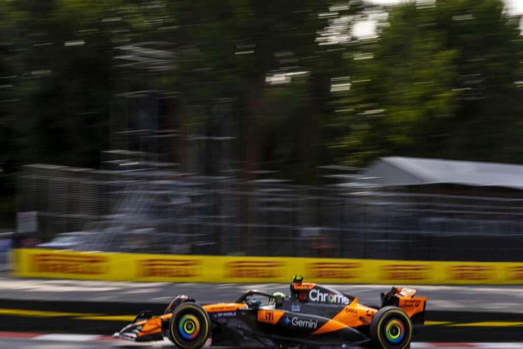Norris brilla nelle terze libere del GP del Canada, supera Leclerc