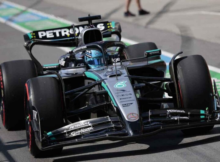 Russell brilla sotto la pioggia: primo nelle libere del GP d'Austria