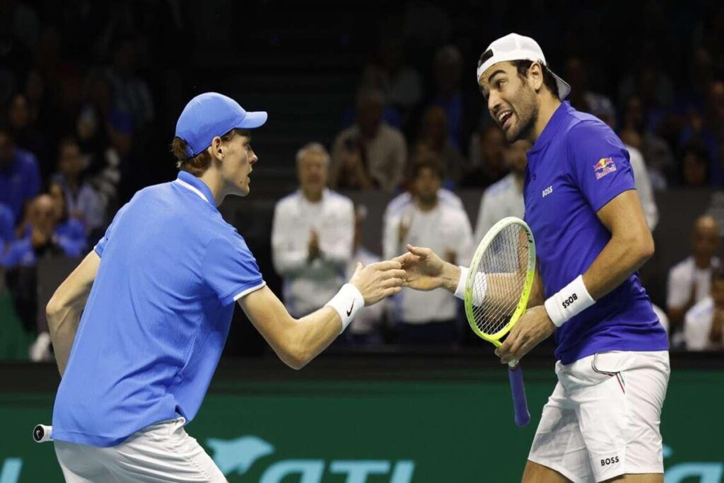 Berrettini e Sinner: allenamento condiviso e scatti esclusivi sui social
