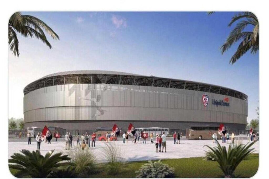 Cagliari: il nuovo stadio prende forma, ma i costi salgono alle stelle
