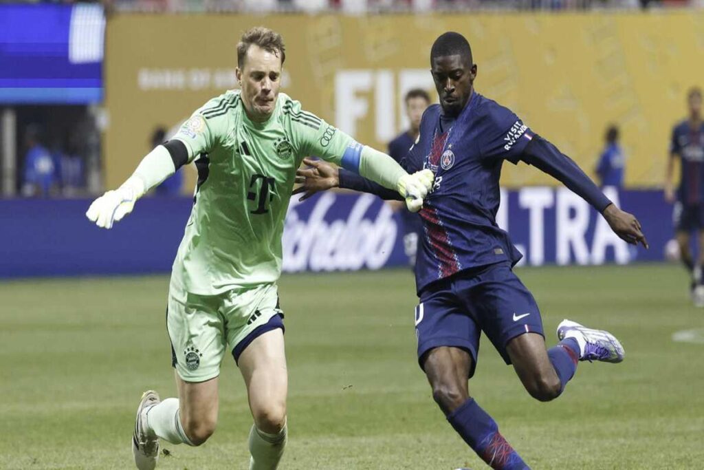 Dembelè rende omaggio a Diogo Jota dopo il gol nel mondiale per club