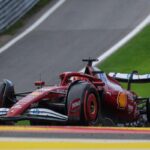 F1: Leclerc celebra un bel terzo posto dopo una gara intensa con Max alle spalle