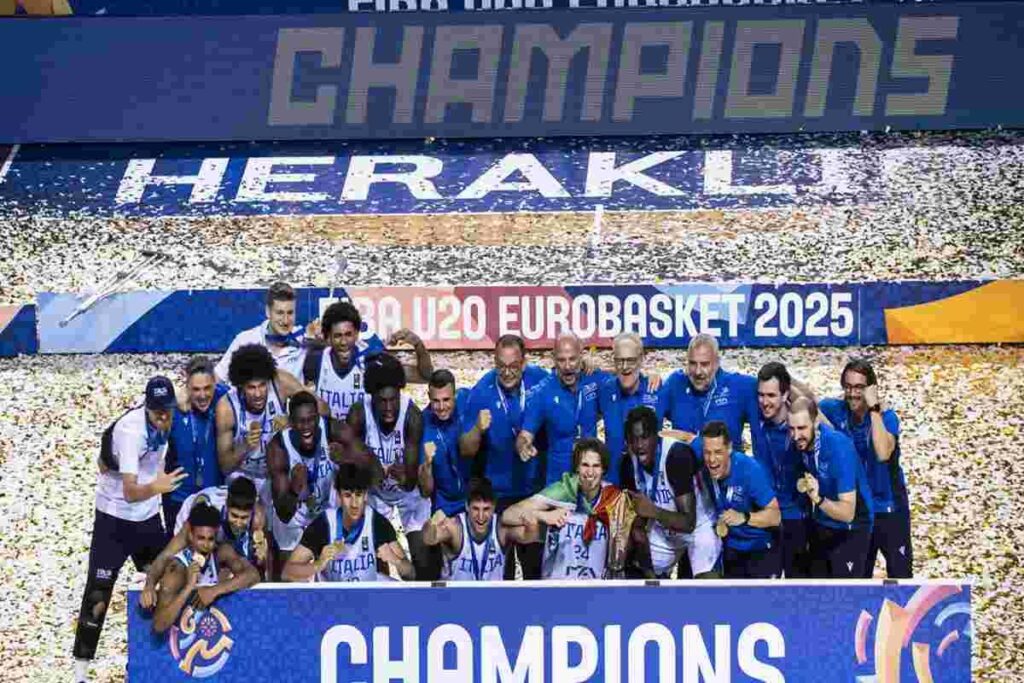 Italia trionfa agli Europei U20 maschili battendo la Lituania 83-66