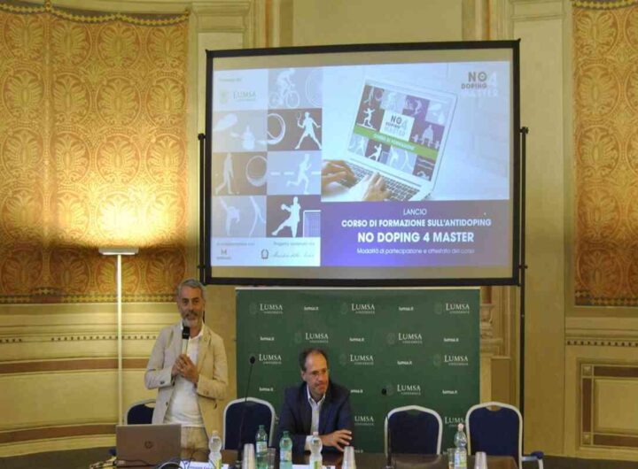 L'Università Lumsa presenta l'innovativo programma No Doping 4 Master