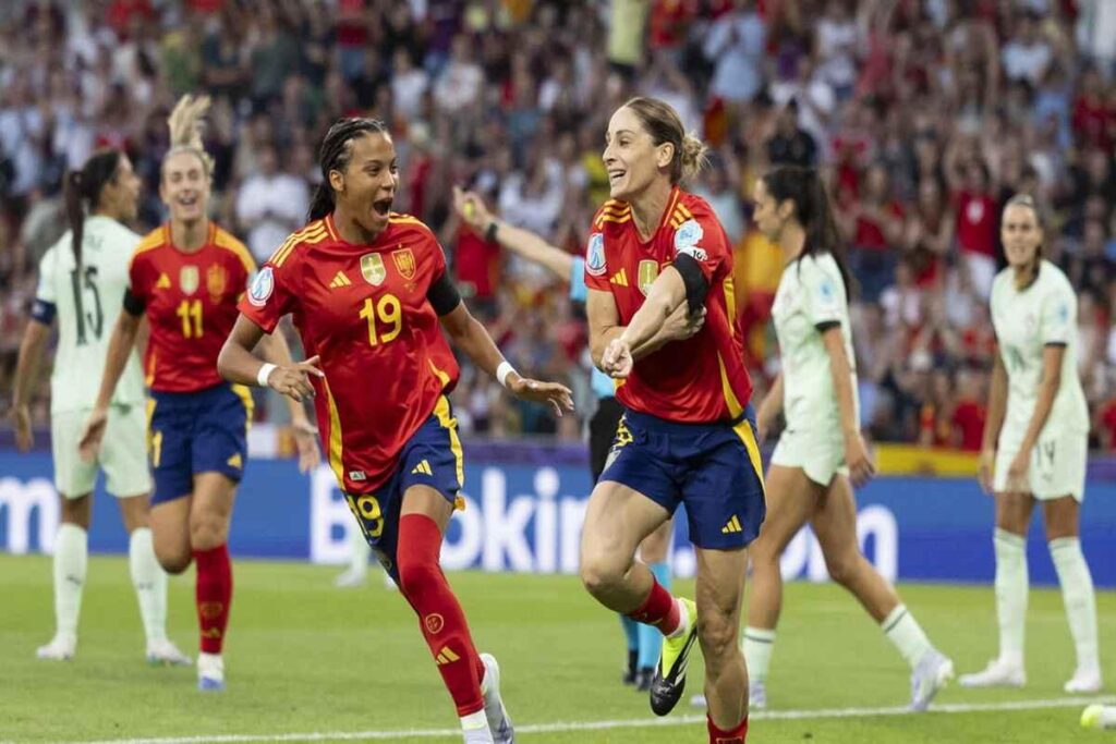 La Spagna domina il Portogallo con un clamoroso 4-0 agli Europei femminili