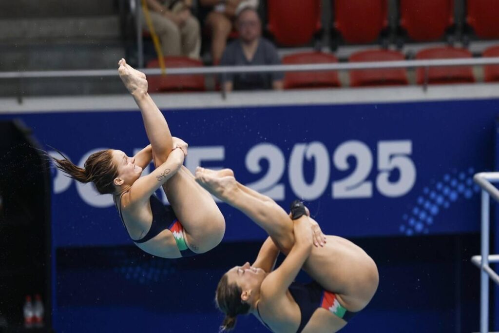 Pellacani e Pizzini brillano nei mondiali di tuffi: quinti nel sincro da 3 metri