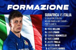 Sudafrica-Italia: le 5 novità che potrebbero cambiare il match di sabato