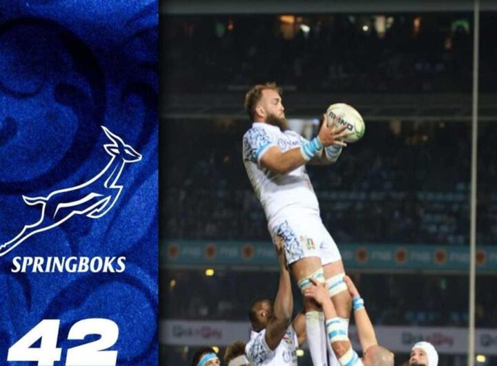 Sudafrica trionfa contro l'Italia nel tour estivo di rugby: un match da ricordare