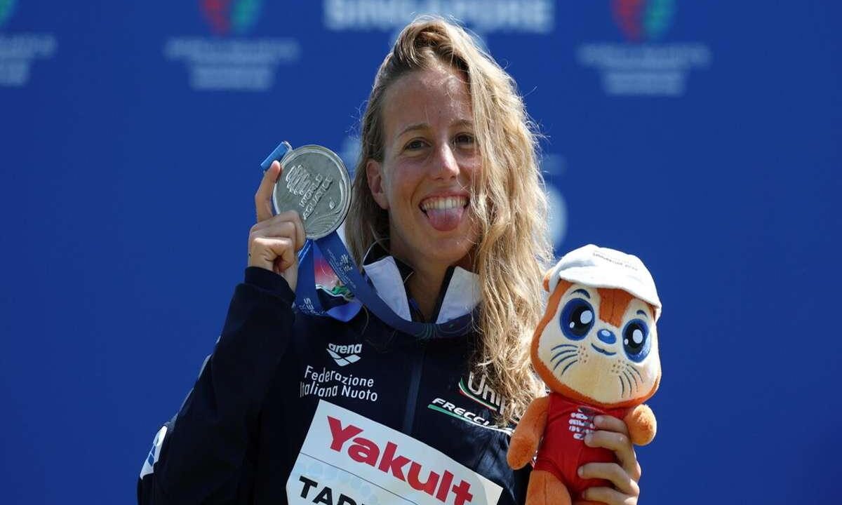 Taddeucci conquista l'argento nella 5km donne ai Mondiali di nuoto