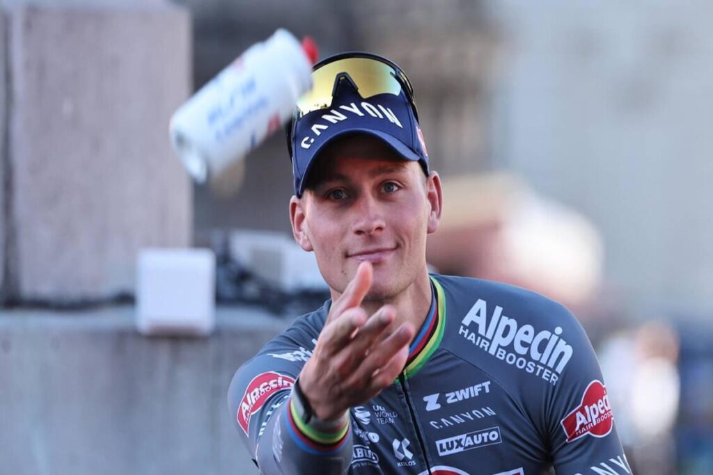 Van der Poel conquista la seconda tappa e indossa la maglia gialla