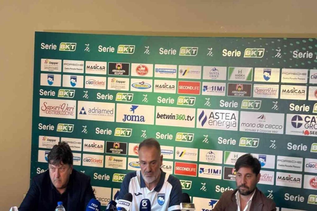 Vivarini esprime il suo orgoglio per la nuova avventura a Pescara