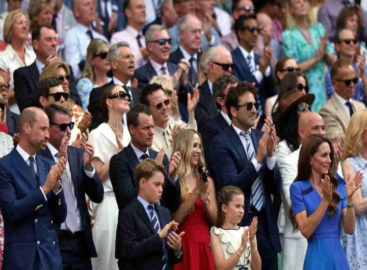 Wimbledon: la famiglia reale britannica e re Felipe insieme in tribuna