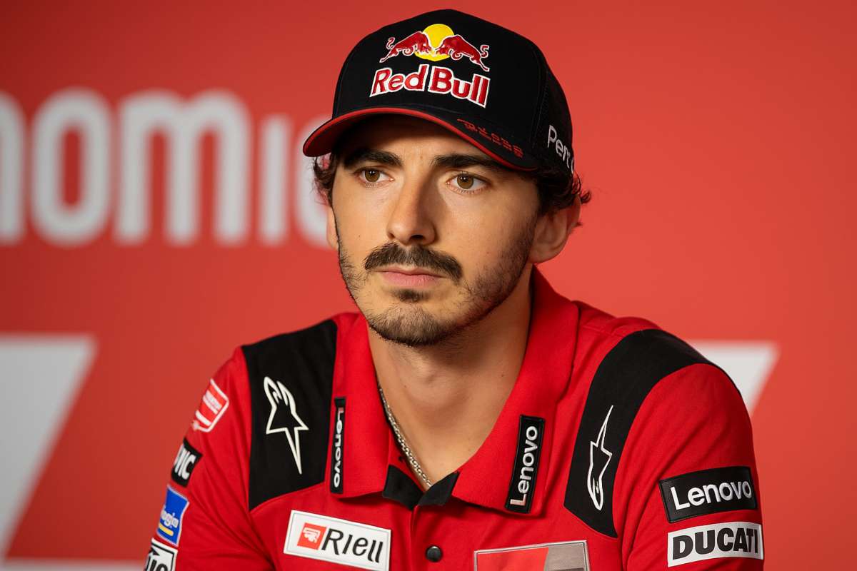 Bagnaia difficoltà moto.