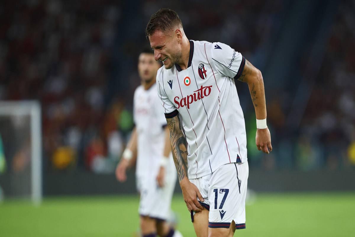 Bologna in crisi: Ciro Immobile out per due mesi