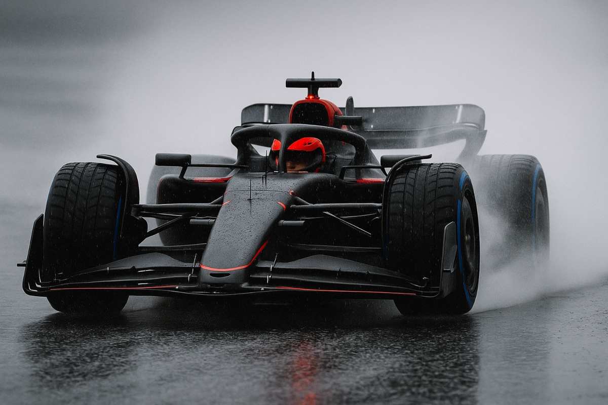 F1 gare bagnato.