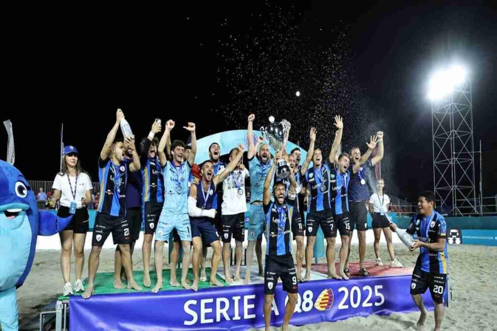 Lenergy Pisa conquista il titolo di campione d'Italia nel beach soccer