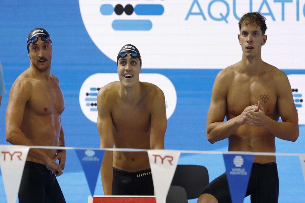 Nuoto: la staffetta 4x100 mista maschile conquista la finale ai Mondiali