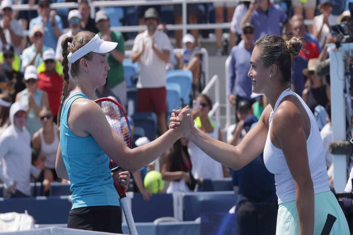 Sabalenka eliminata nei quarti da Rybakina a Cincinnati: un match da non perdere