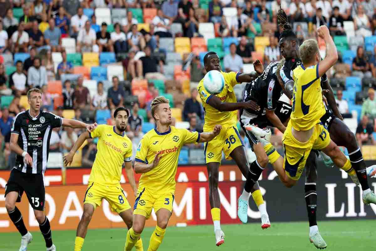 Udinese e Verona si dividono la posta in un emozionante pareggio 1-1