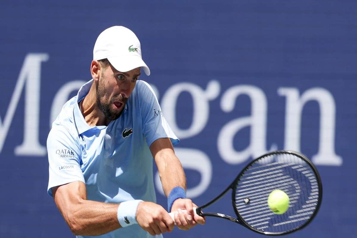 Us Open: Djokovic avanza al terzo turno dopo la sconfitta di Svajda