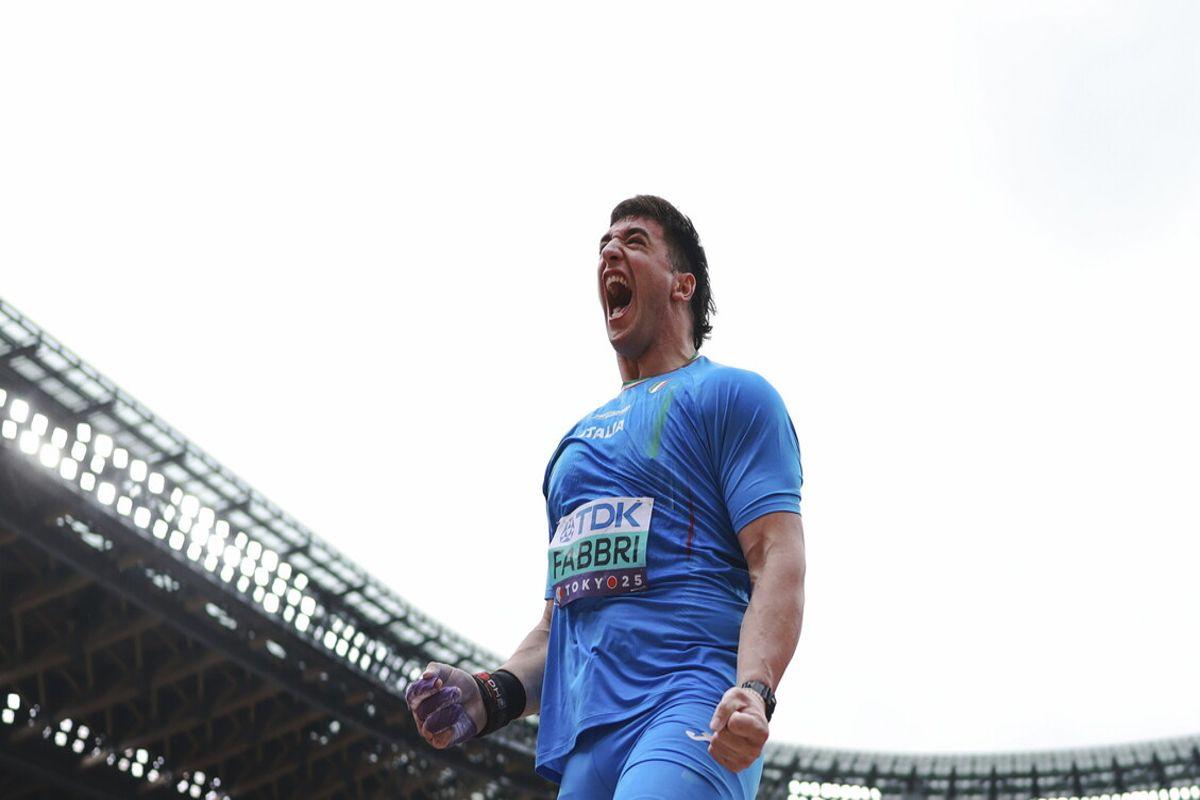 Fabbri conquista il bronzo nel getto del peso ai Mondiali di atletica
