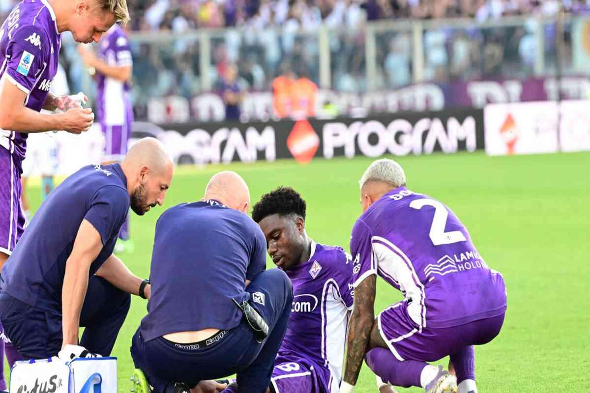 Fiorentina in ansia: Lamptey operato per una lacerazione del crociato