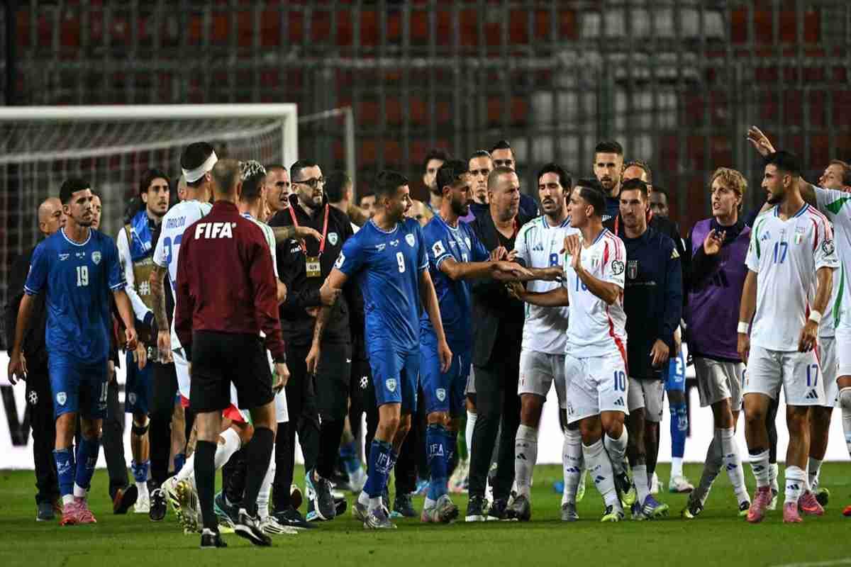 Israele accusa: 'Dopo la partita con l'Italia, siamo stati insultati'