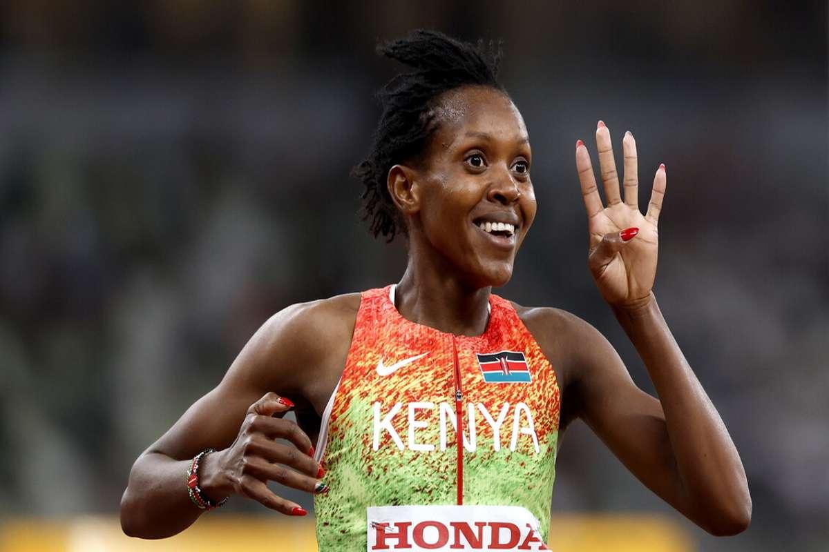 Kipyegon conquista i 1500, Kerr trionfa nell'alto ai mondiali di atletica
