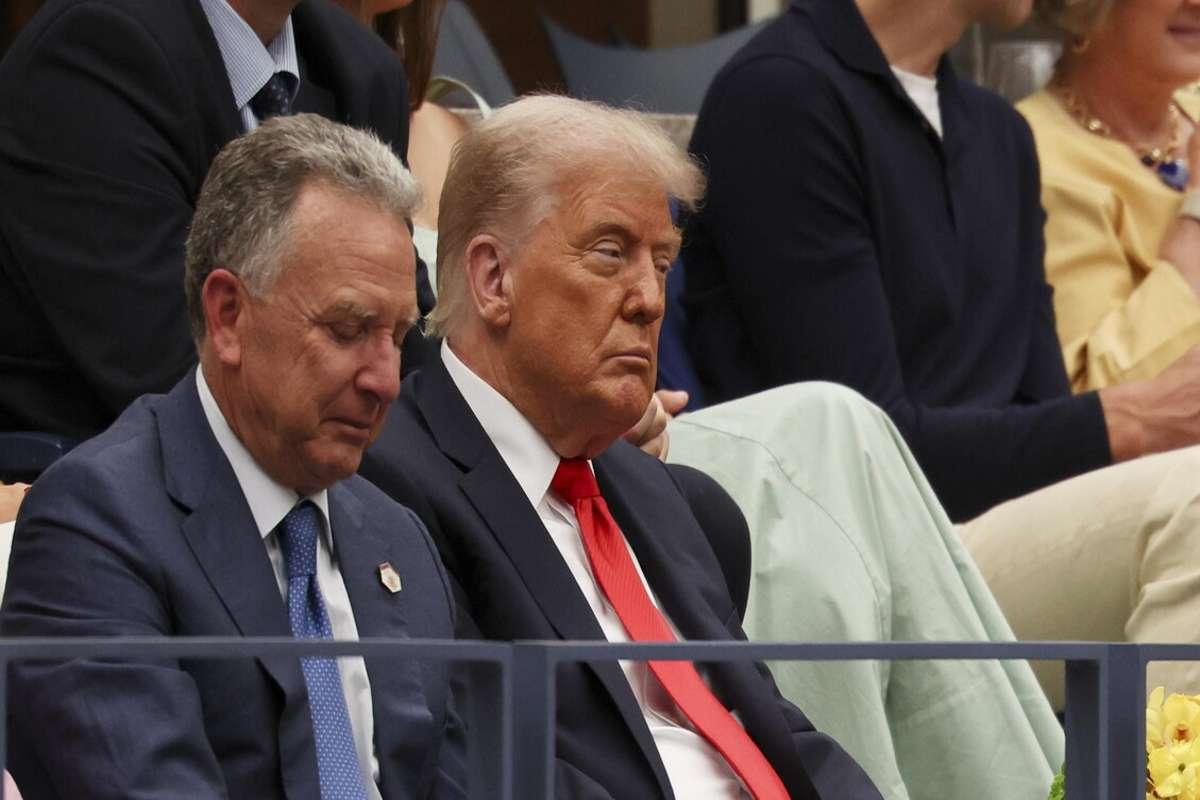 Trump fischiato agli Us Open: i vip in tribuna non mancano