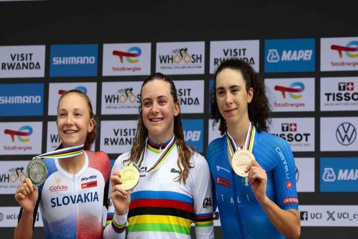 Venturelli conquista il bronzo nella crono donne U.23 ai Mondiali di ciclismo