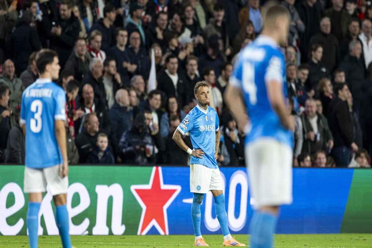 Champions: Di Lorenzo e la serata da dimenticare