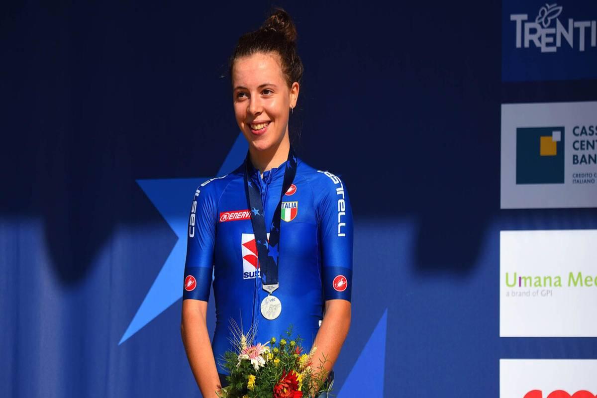 Ciabocco conquista l'argento agli Europei di ciclismo U.23 femminile