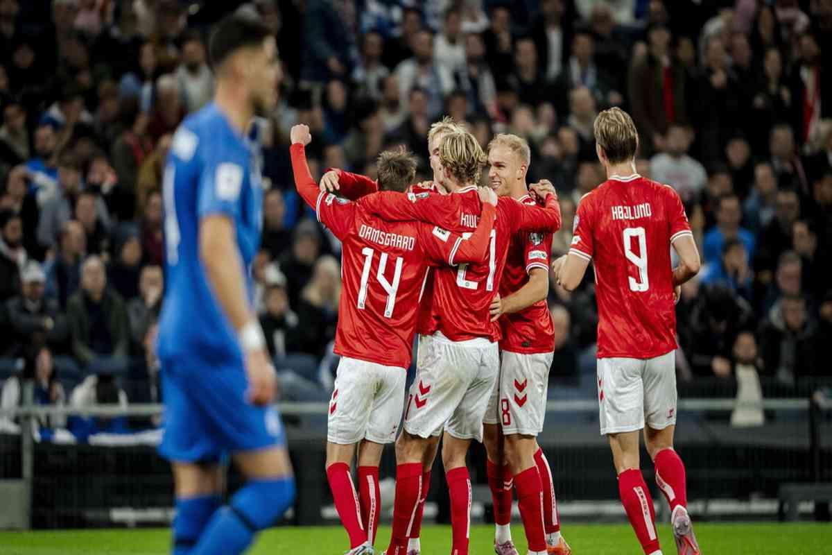Danimarca trionfa 3-1 sulla Grecia ai Mondiali