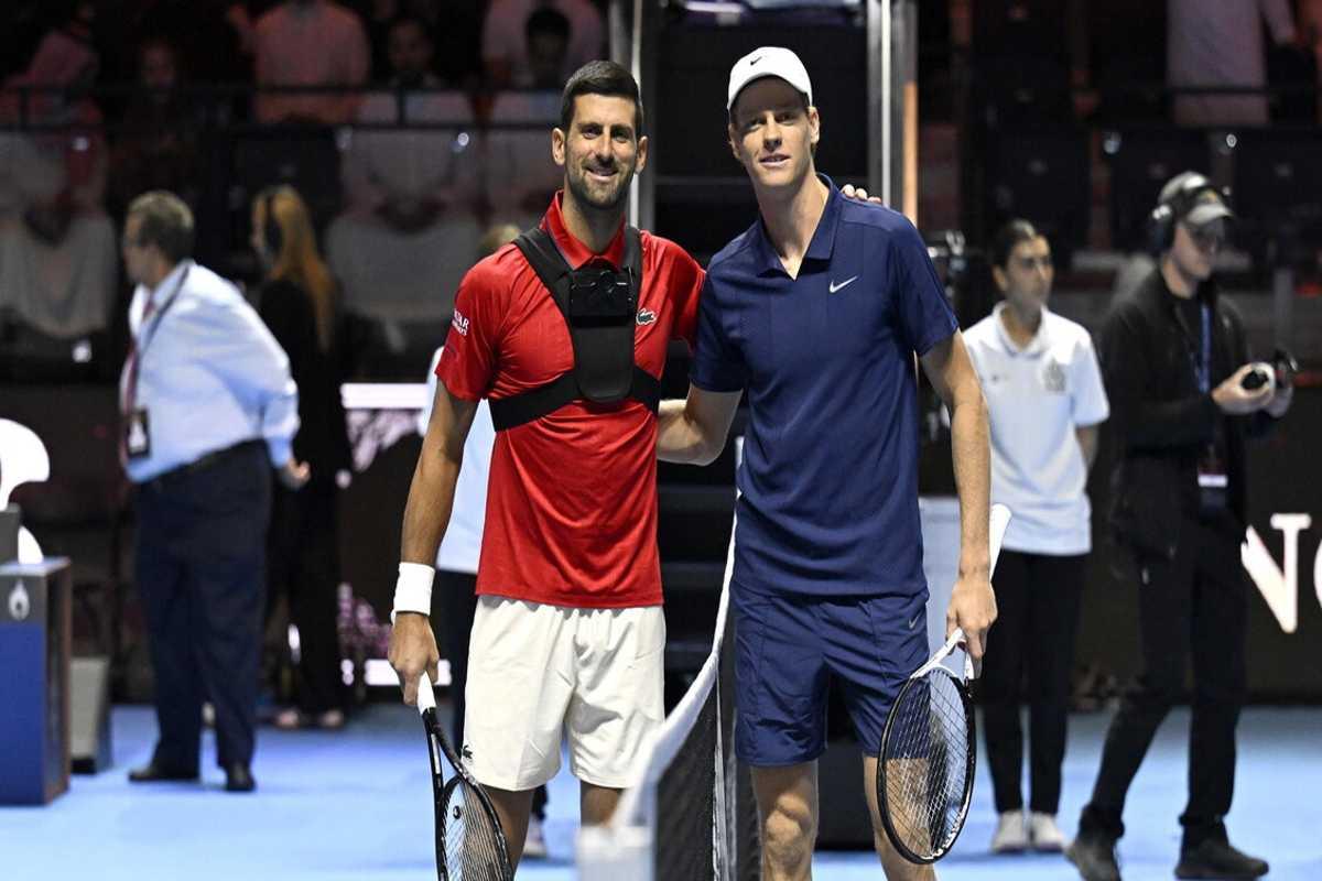 Djokovic ironizza: Sinner mi ha dato una lezione