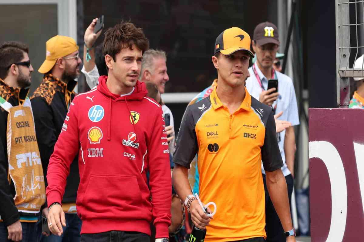 Ferrari colpita da multa dopo il controverso contatto tra Leclerc e Norris a Singapore