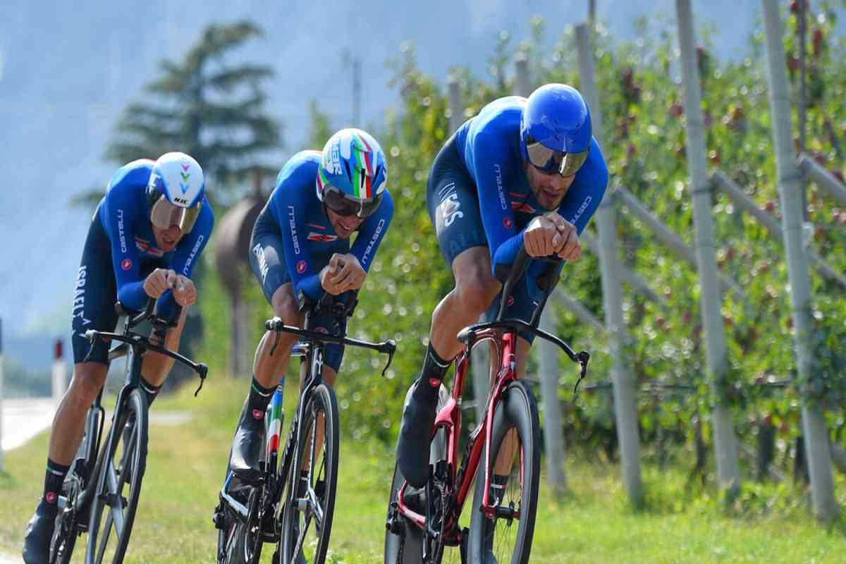 Italia conquista l'argento nella staffetta mista agli Europei di ciclismo
